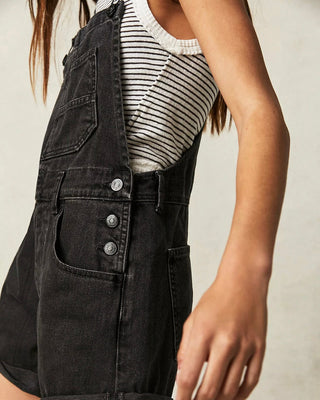 Free People We The Free Ziggy Shortall Mineral Black